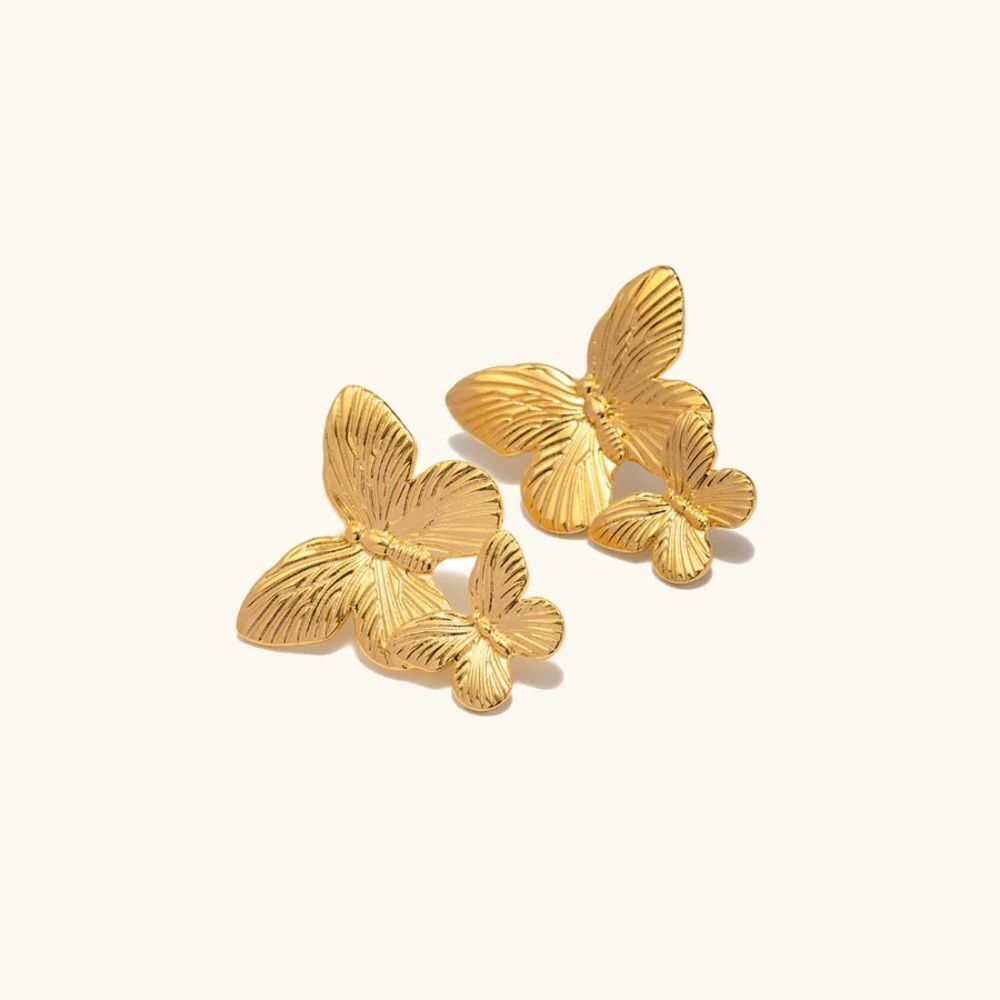 butterfly dangle earrings  N340